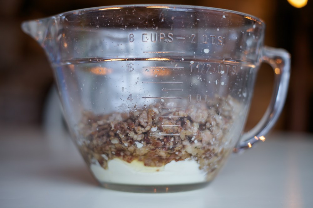 5sausage in cream cheese bowl