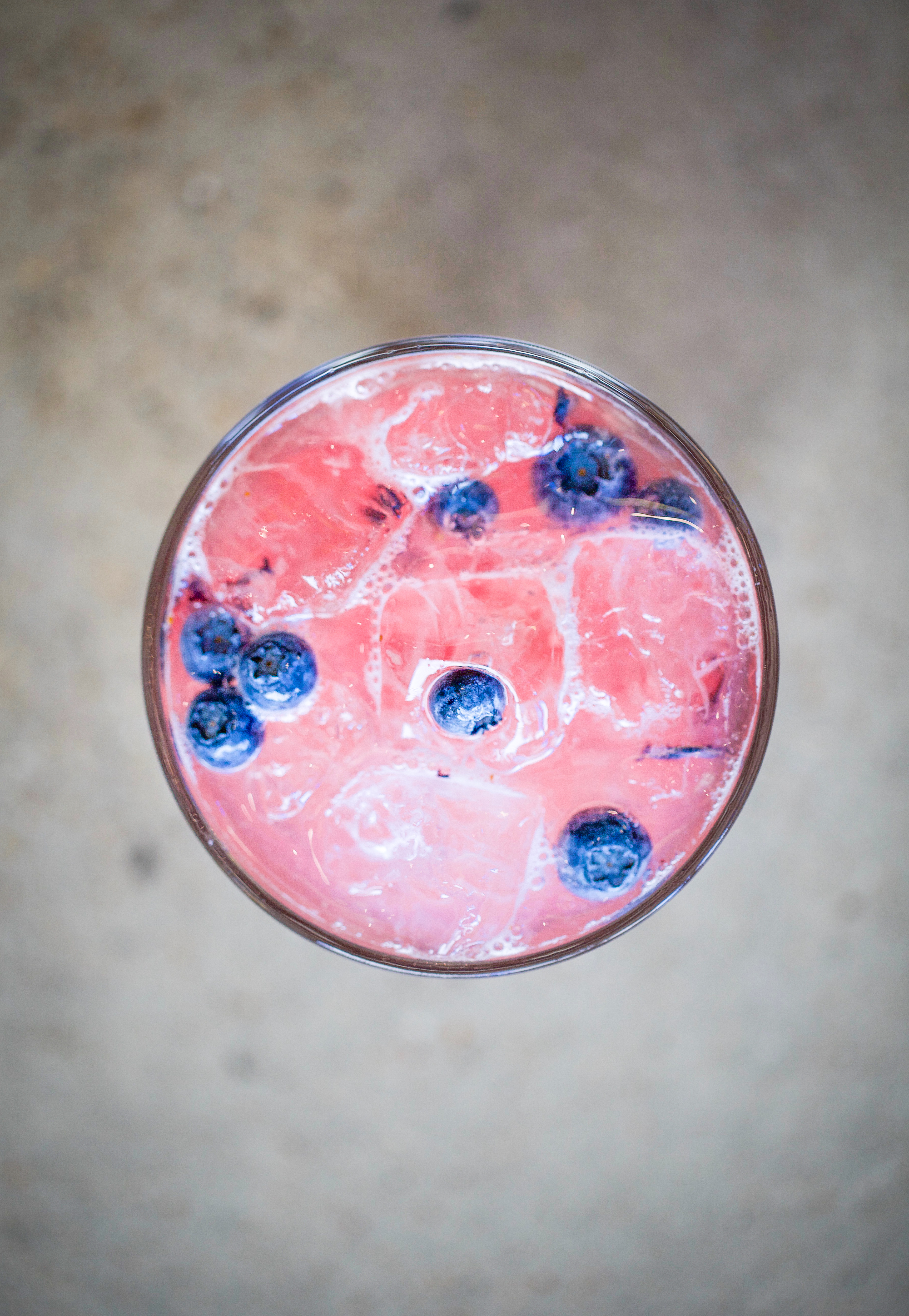 Blueberry Drink top view