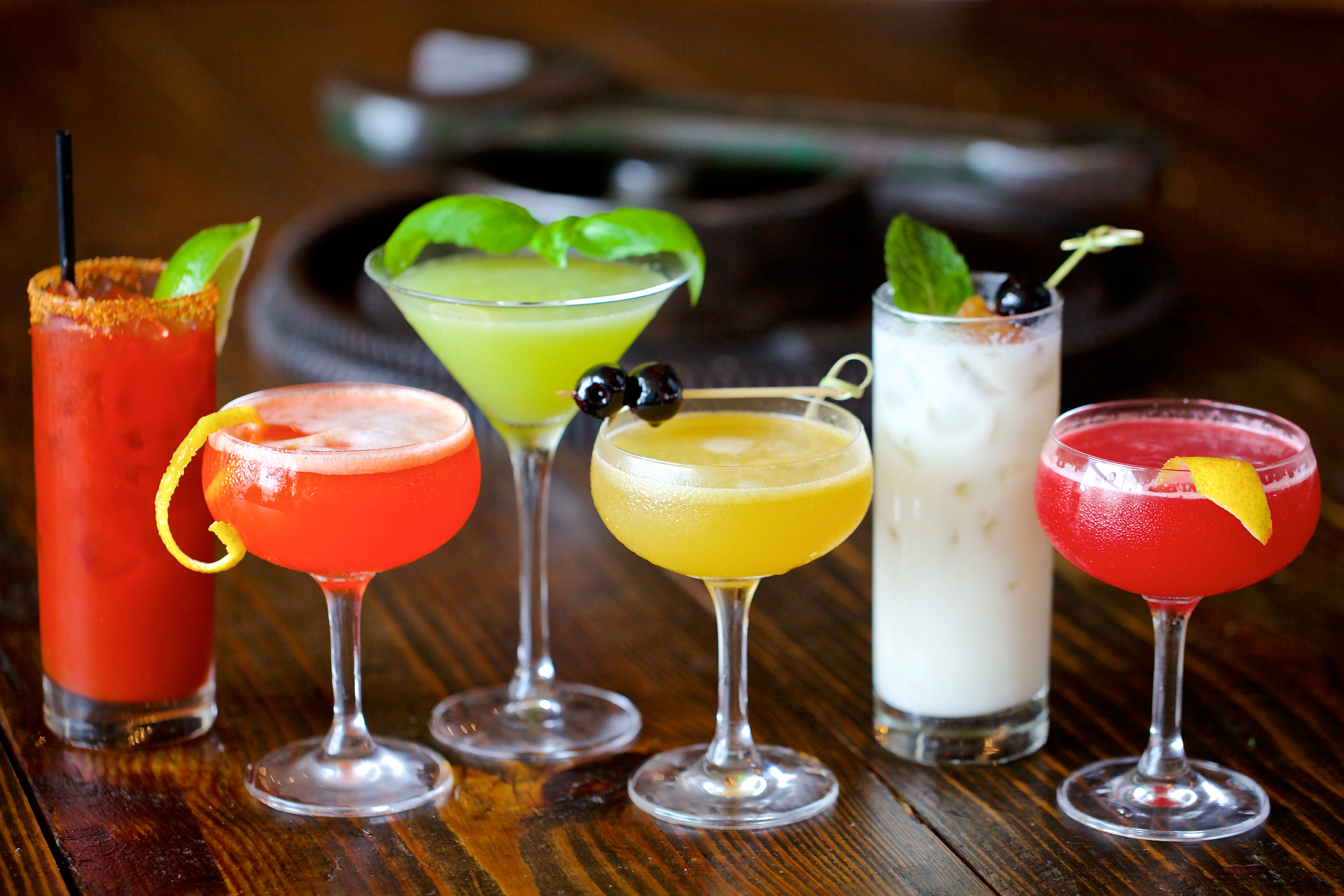 Colorful Cocktail Drinks